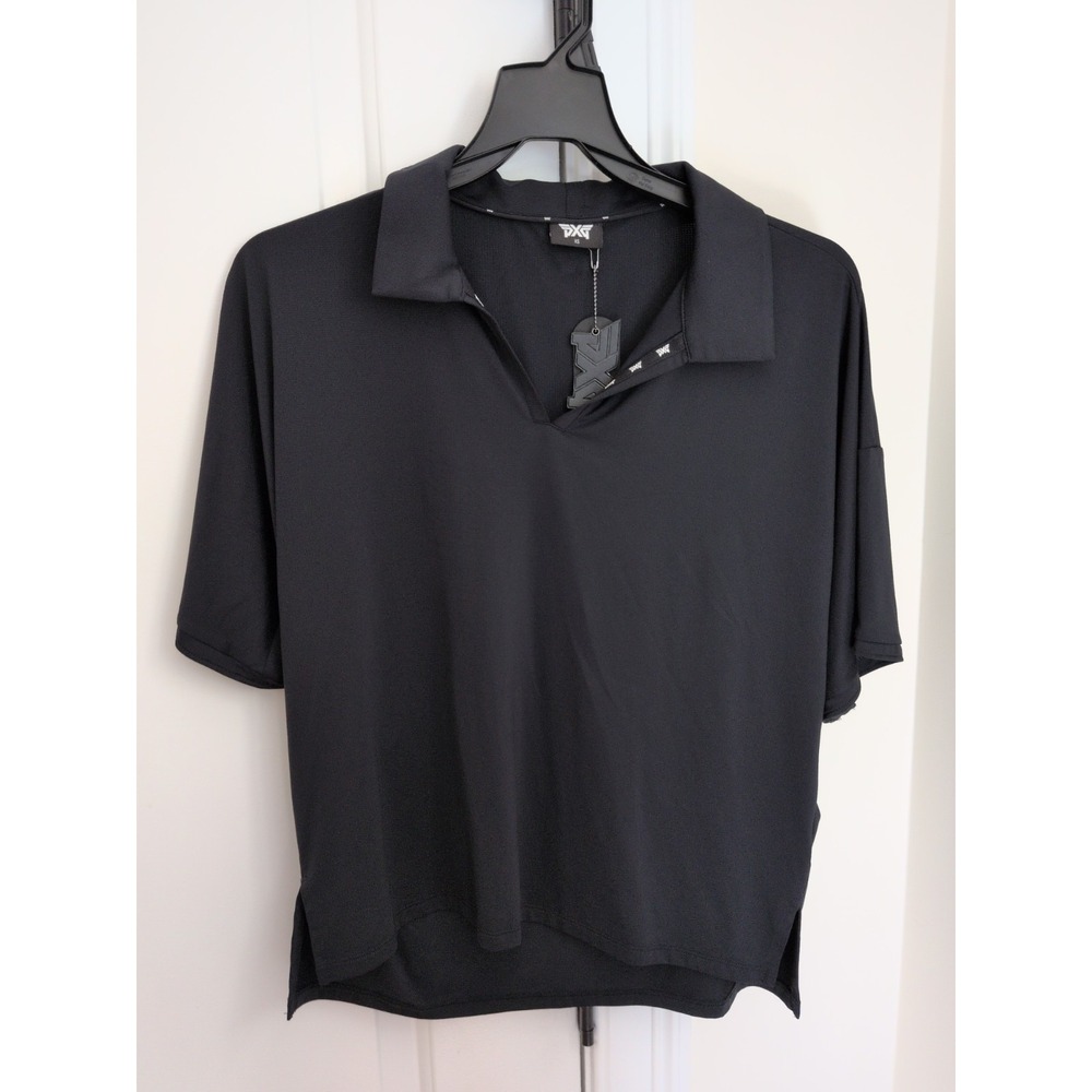 PXG Women's Featherweight Polo In Black Size XS